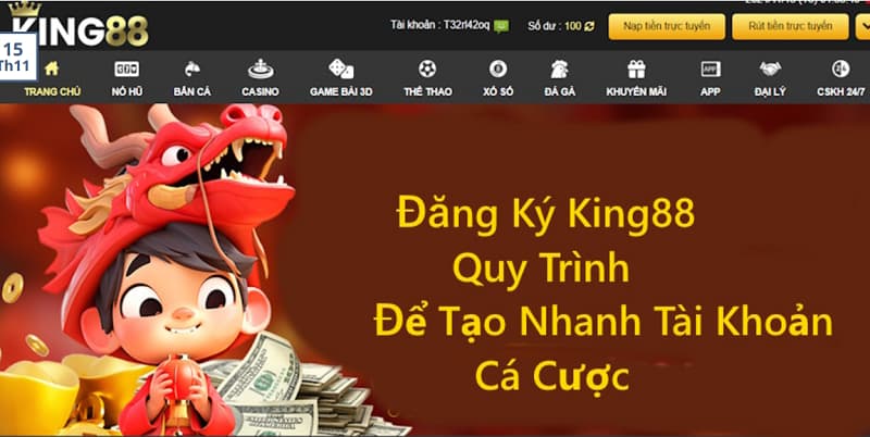 Hướng dẫn đăng ký KING88 từ A-Z dành cho tân thủ 5 đăng ký KING88